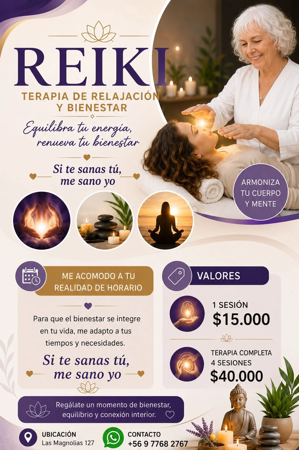 Reiki - Terapia de relajacion y bienestar