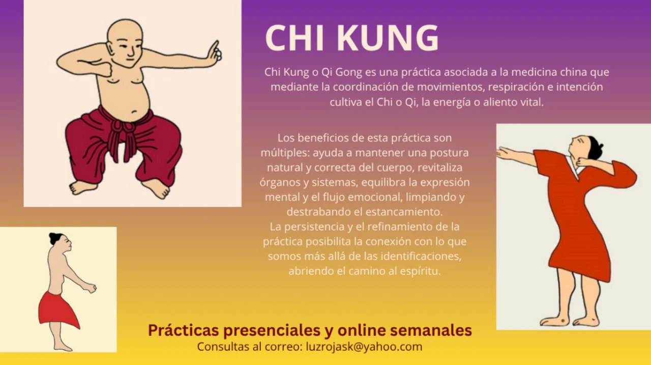 Chi Kung - Practicas presenciales y online semanales
